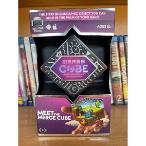 NEW Merge Cube Hold Holograms in Your Hand Virtual Game Toy IOS Android Tablet